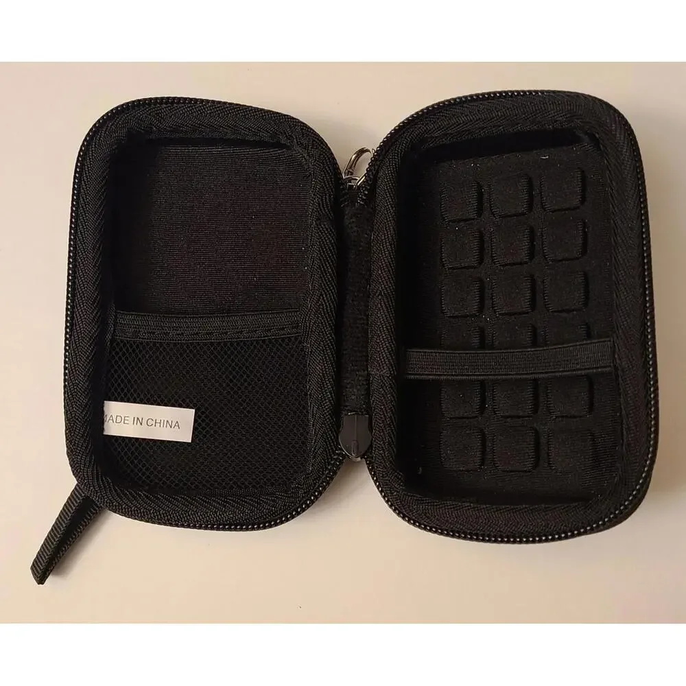 Khanka Hard Travel Zipper Case Electronics Camera Storage Replacement 3×4.5 EUC